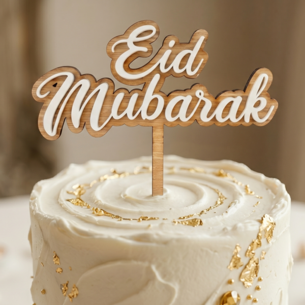 cake topper eid mubarak